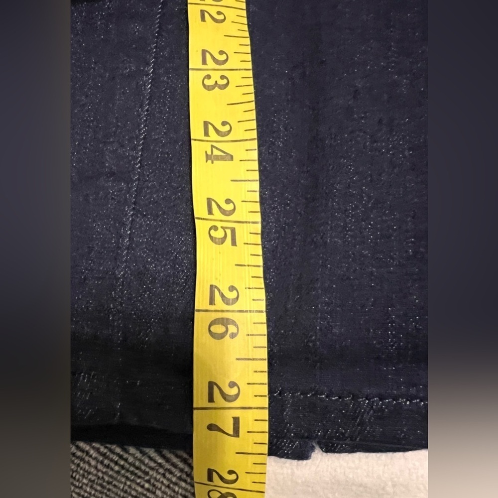 NYDJ NEW Size 14 Women’s Dark wash “Rinse” Pull On Skinny jeans with Ankle Slit - Picture 8 of 12